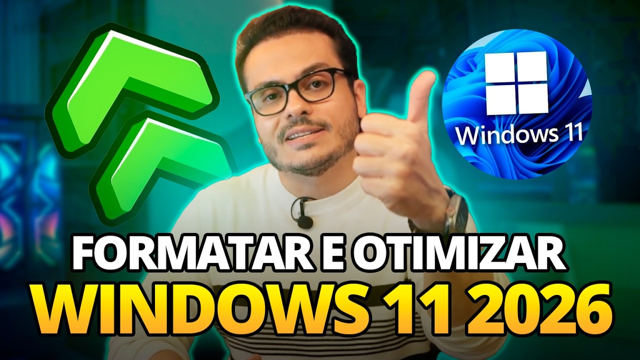 Tutorial COMPLETO de Como FORMATAR e OTIMIZAR o Seu Windows 11 Pro em 2026 | @titomedianet