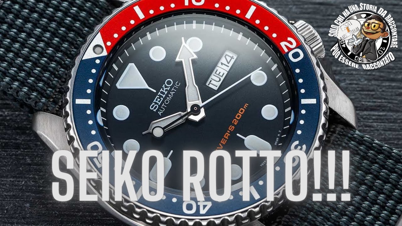 Orologio Seiko  rotto !!! Lo apro e scopro che...