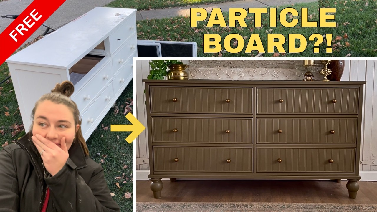 Everyone Says Don’t Refinish Particle Board… So I Tried It