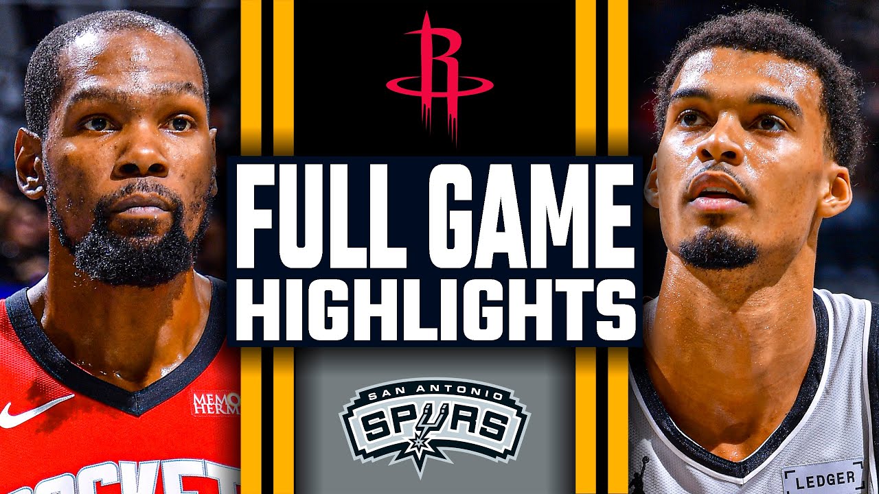 Houston Rockets vs San Antonio Spurs - FULL GAME HIGHLIGHTS | November 7, 2025 NBA Cup