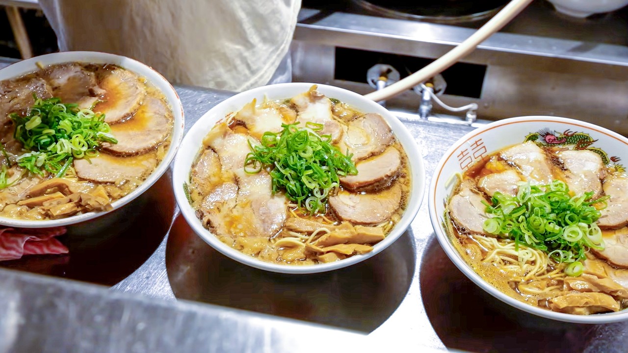 行列必至！大阪・難波の人気ラーメン屋に密着！素朴な中華そばと超絶怒涛のチャーハンラッシュ丨THE BEST Ramen in Osaka