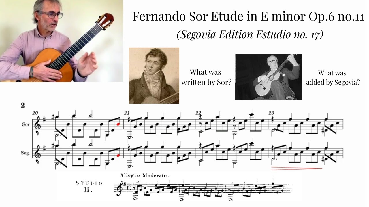 Fernando Sor Op 6 no11   What is Sor, What is Segovia