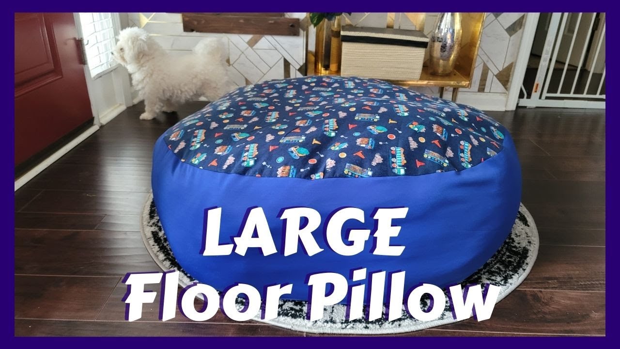 DIY Floor Pillow  |  LESS than $50