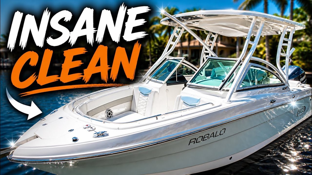 How to Wash a Boat??? | Full Boat Wash Tutorial on Robalo Dual Console