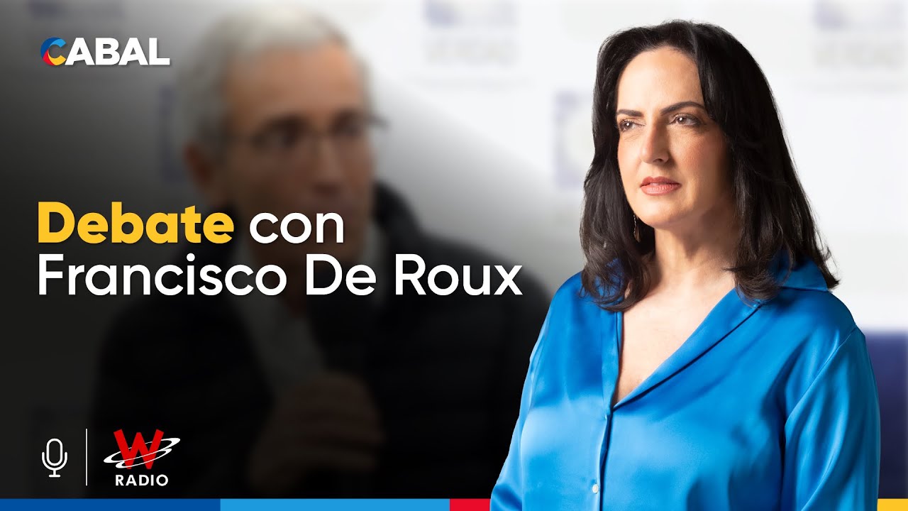Senadora María Fernanda Cabal debate con Francisco De Roux en W Radio