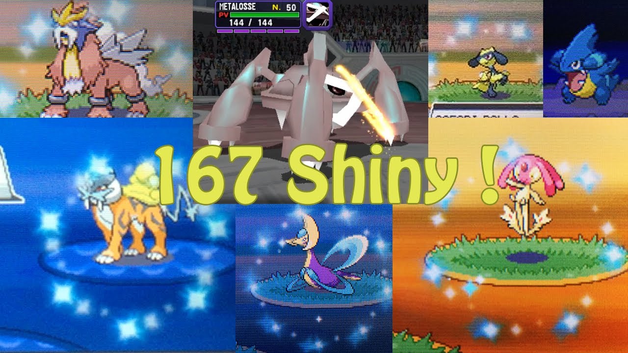 167 Shiny Pokémon FULL ODDS (1/8192) | Ma collection