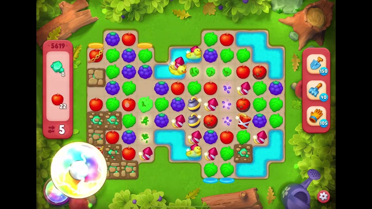 GardenScapes Level 5619 no boosters