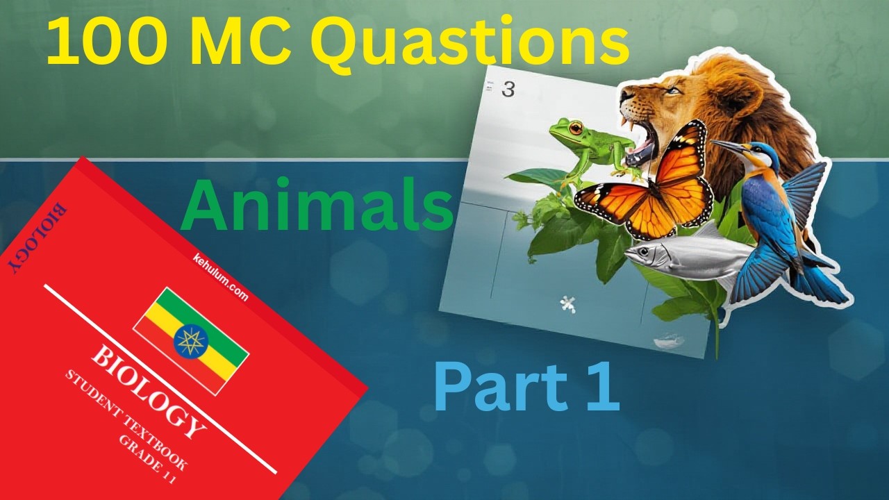 Unit Two: Animals – 100 Multiple Choice Questions with Answers