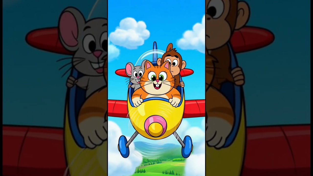 The Cotton Candy Gang Funny Flying Machine Chaos 