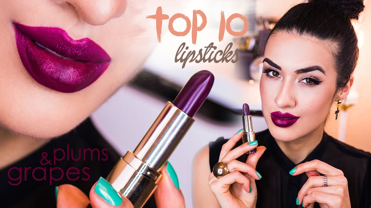 TOP 10 Винные & Сливовые Помады | Свотчи на Губах ♥