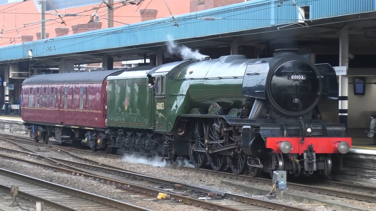 Fantastic Day At Doncaster Station Flying Scotsman Freight/Passenger Trains 19th February 2025