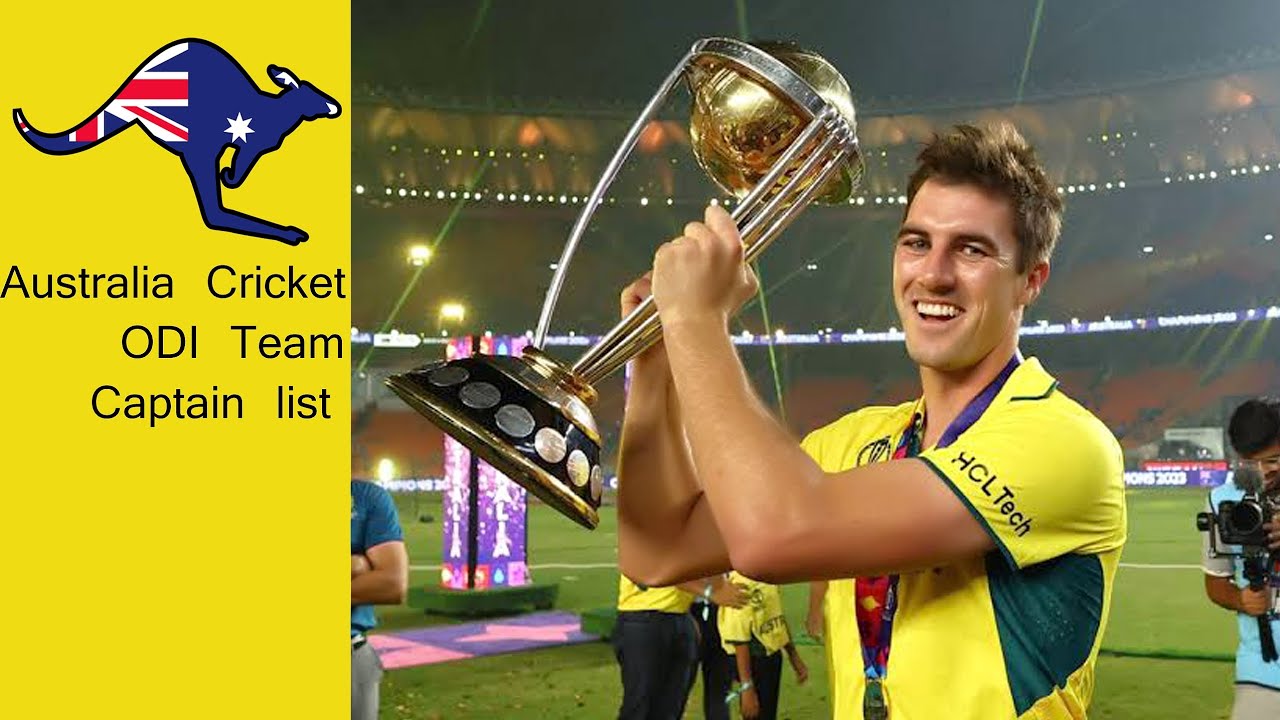 Cricket Records for Australia in ODI matches with Captain list