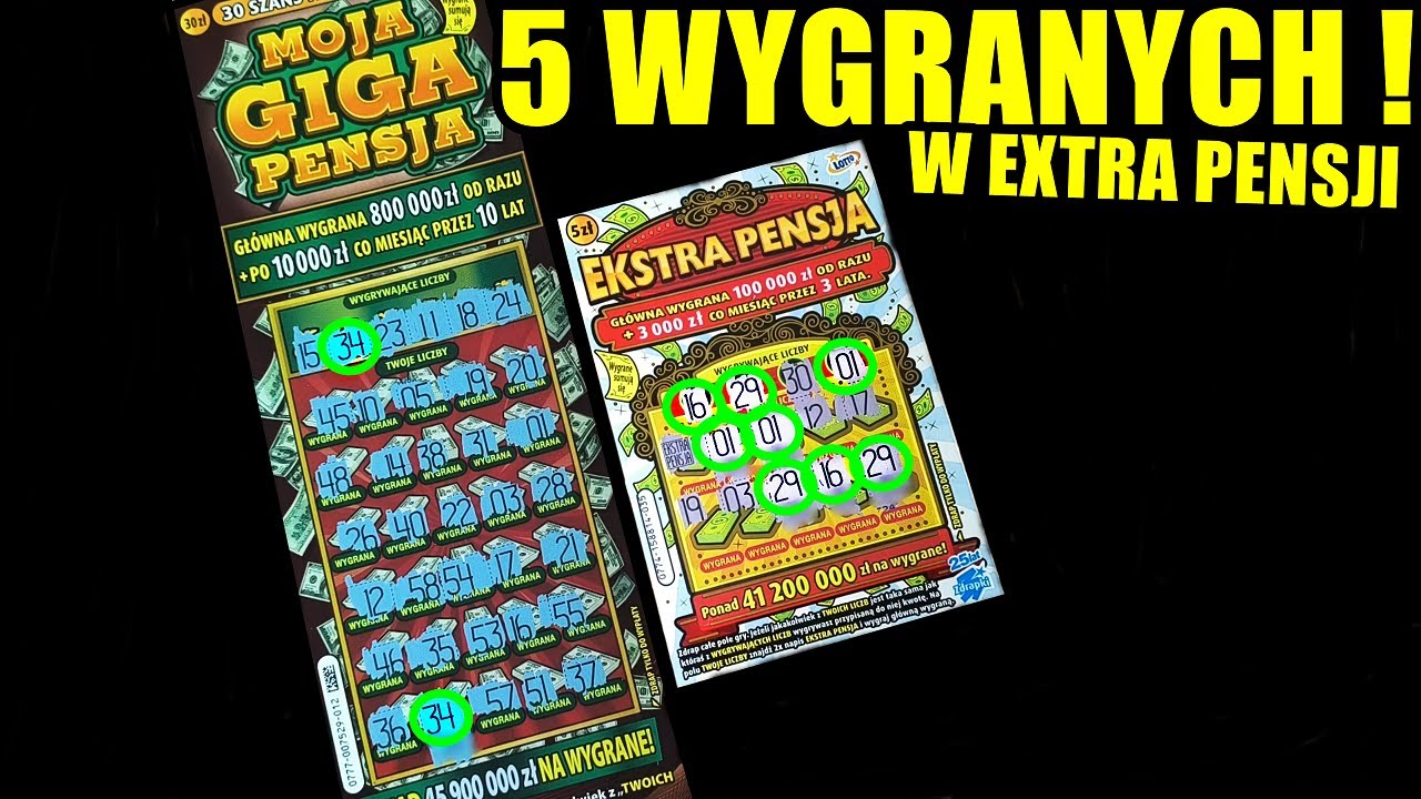 Zdrapki Lotto - SUPER WYGRANA ! KUPIŁEM WSZYSTKIE ZDRAPKI PENSJA ! WARTO BYŁO !