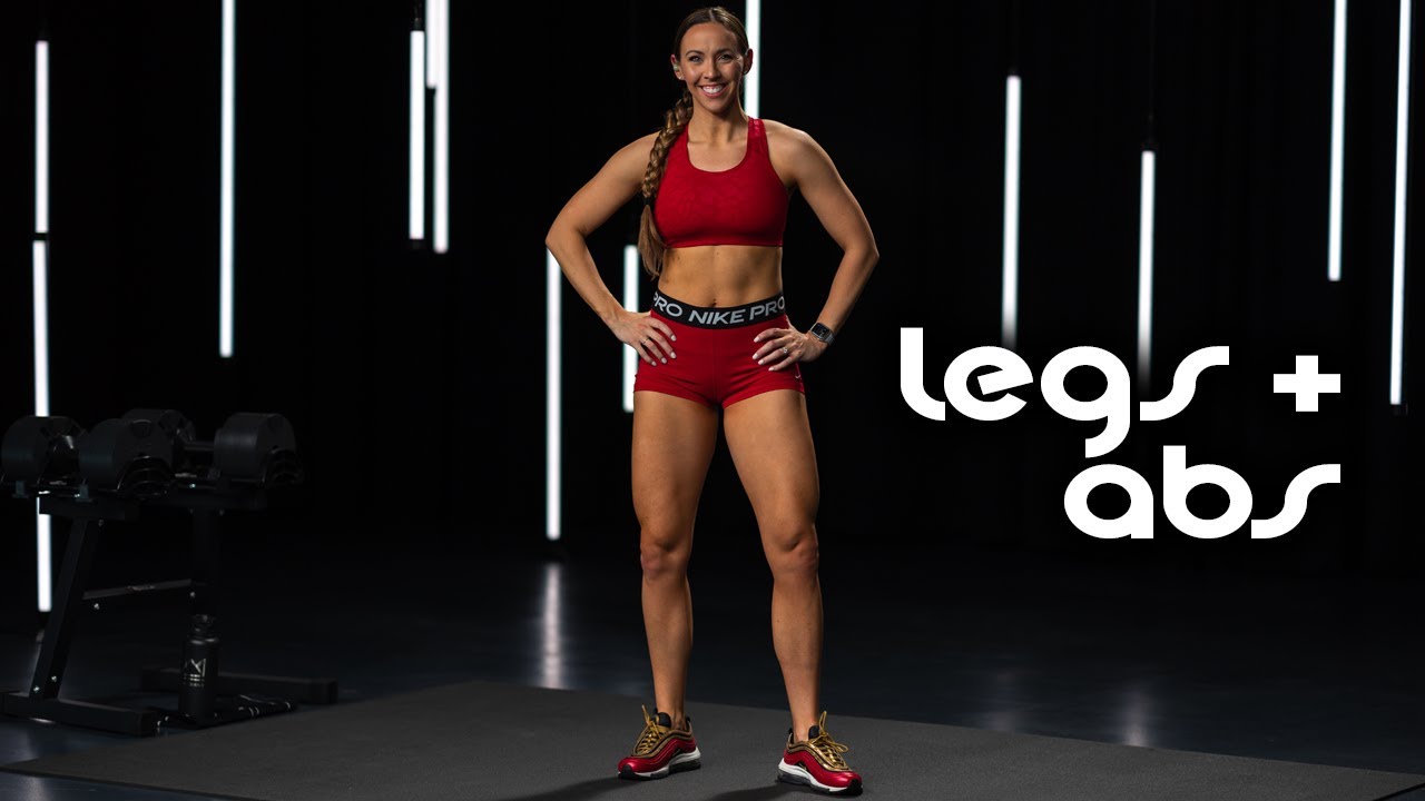 40 Minute Legs & Abs Tone Up Workout | PRE - Day 8