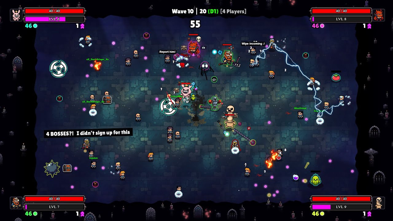 (Noobs Are Coming) brotato but you are the boss?