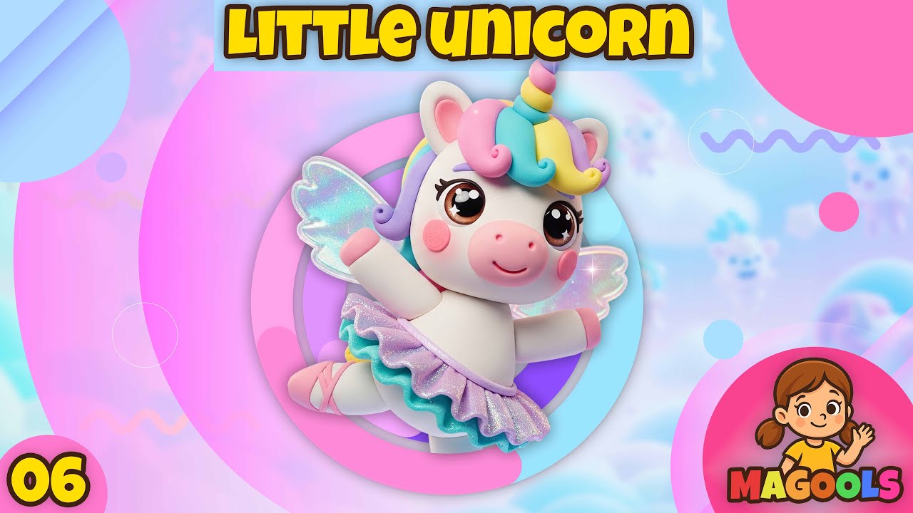 🌈🦄 Little Unicorn Song &ndash; Cute #unicorn on the Clouds | #MagoolsTV #nurseryrhymes