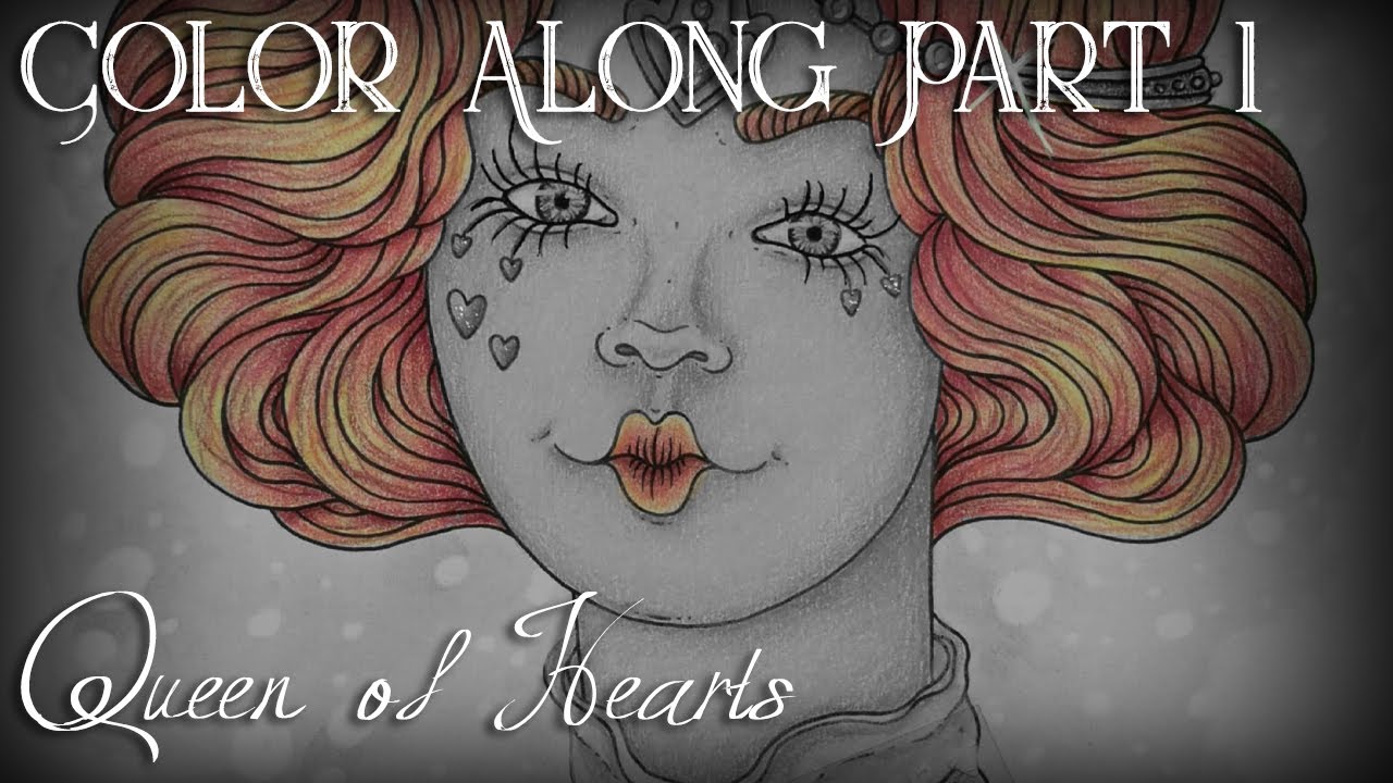 Queen of Hearts Color Along (Part 1) | Hanna Karlzon's - Tales From the Midnight Masquerade ♥