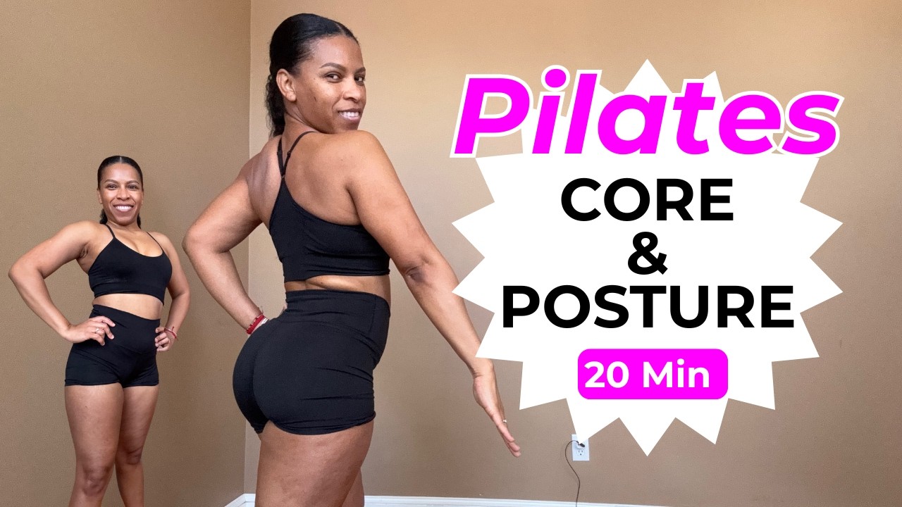 20 Min CORE & POSTURE Pilates Workout | Beginner Friendly | No Equipment