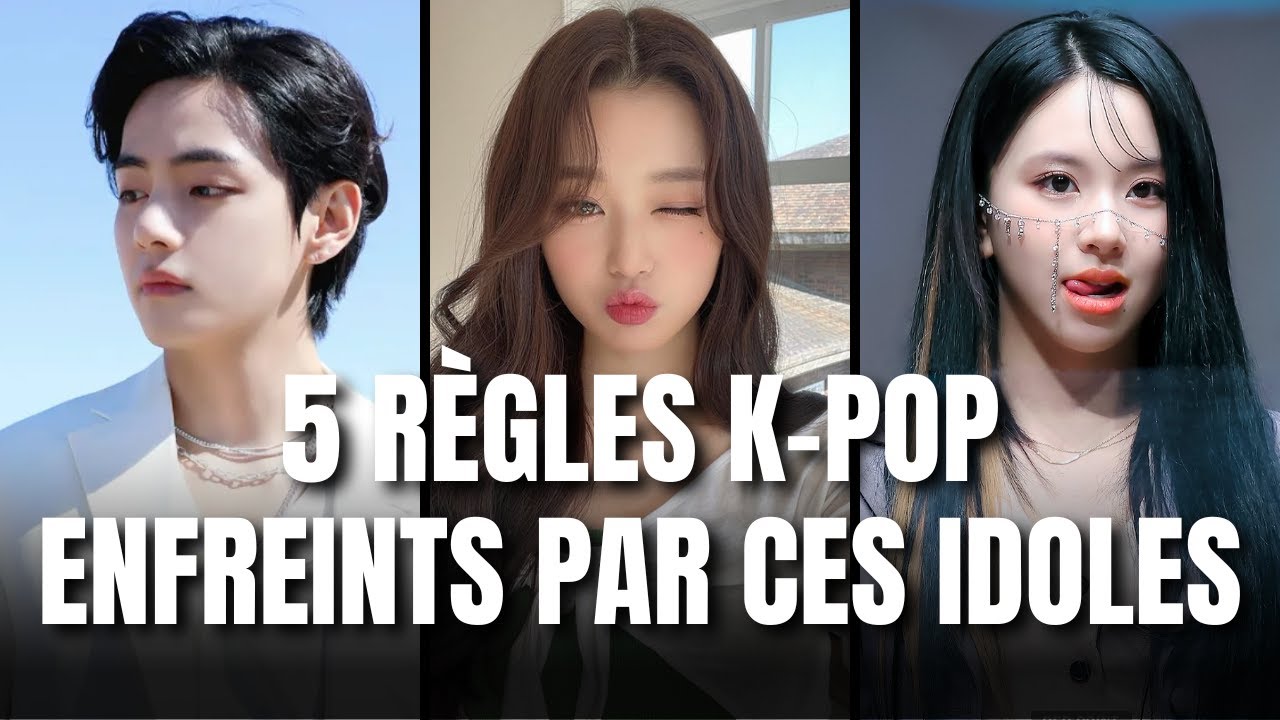 5 REGLES K-POP QUE LES IDOLES ENFREIGNENT TOUT LE TEMPS | K-WOL #16