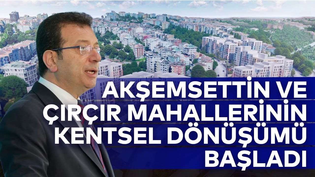 Bugün temelini attığımız Akşemsettin ve Çırçır Mahalleleri Kentsel Dönüşüm Projesi ile Eyüpsultan…