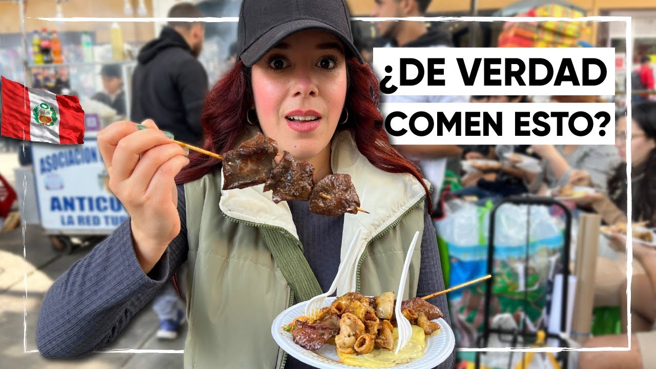 ASI ES LA COMIDA CALLEJERA EN PERÚ 😱