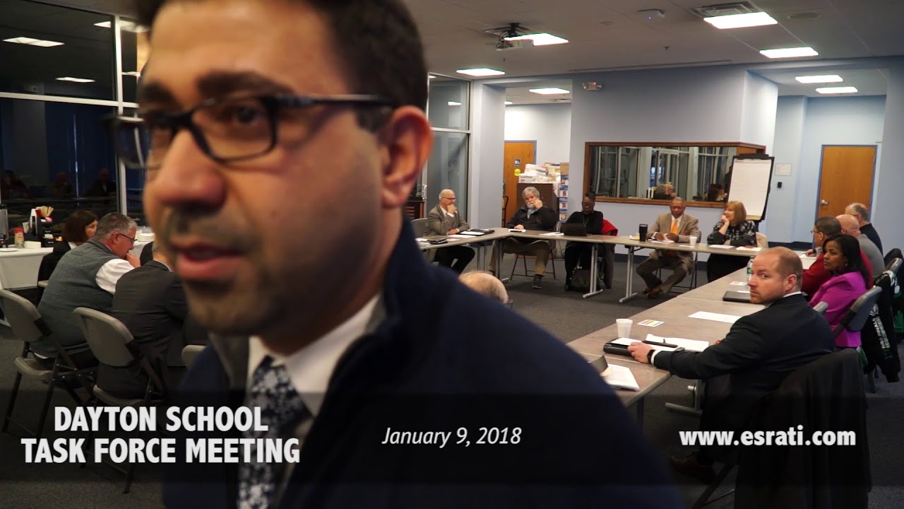 David Esrati Shuts Down Dayton School Building Closing Task Force Meeting