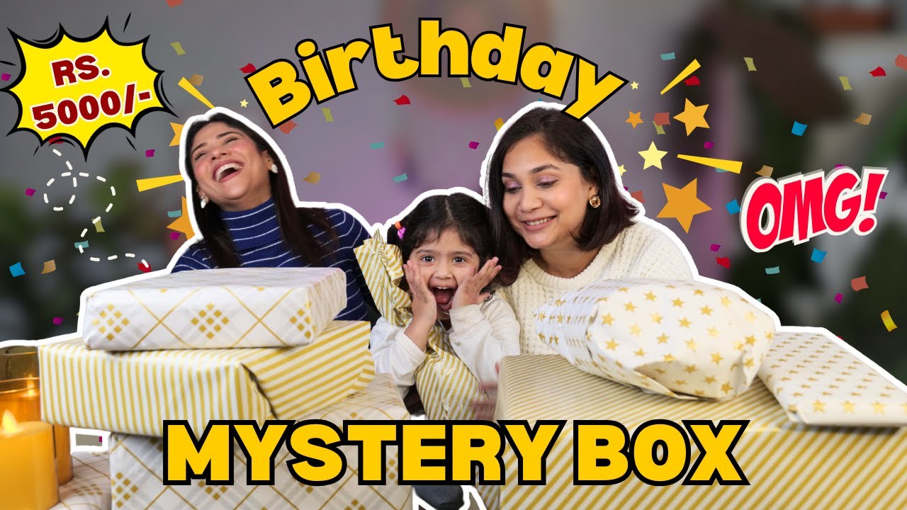 @NidhiK Made me a cute 🥰 Birthday Mystery Box with Rs.5000 Budget