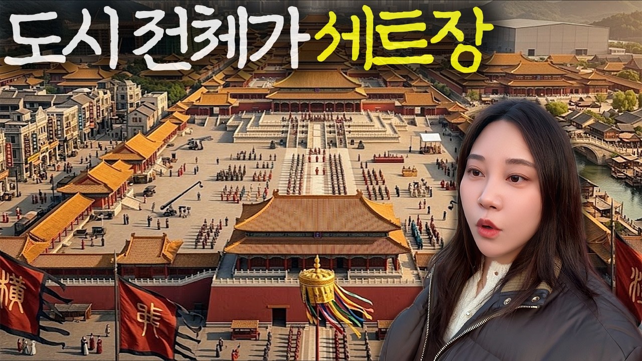 도시 하나를 통째로 세트장으로 만든 중국 헝디엔