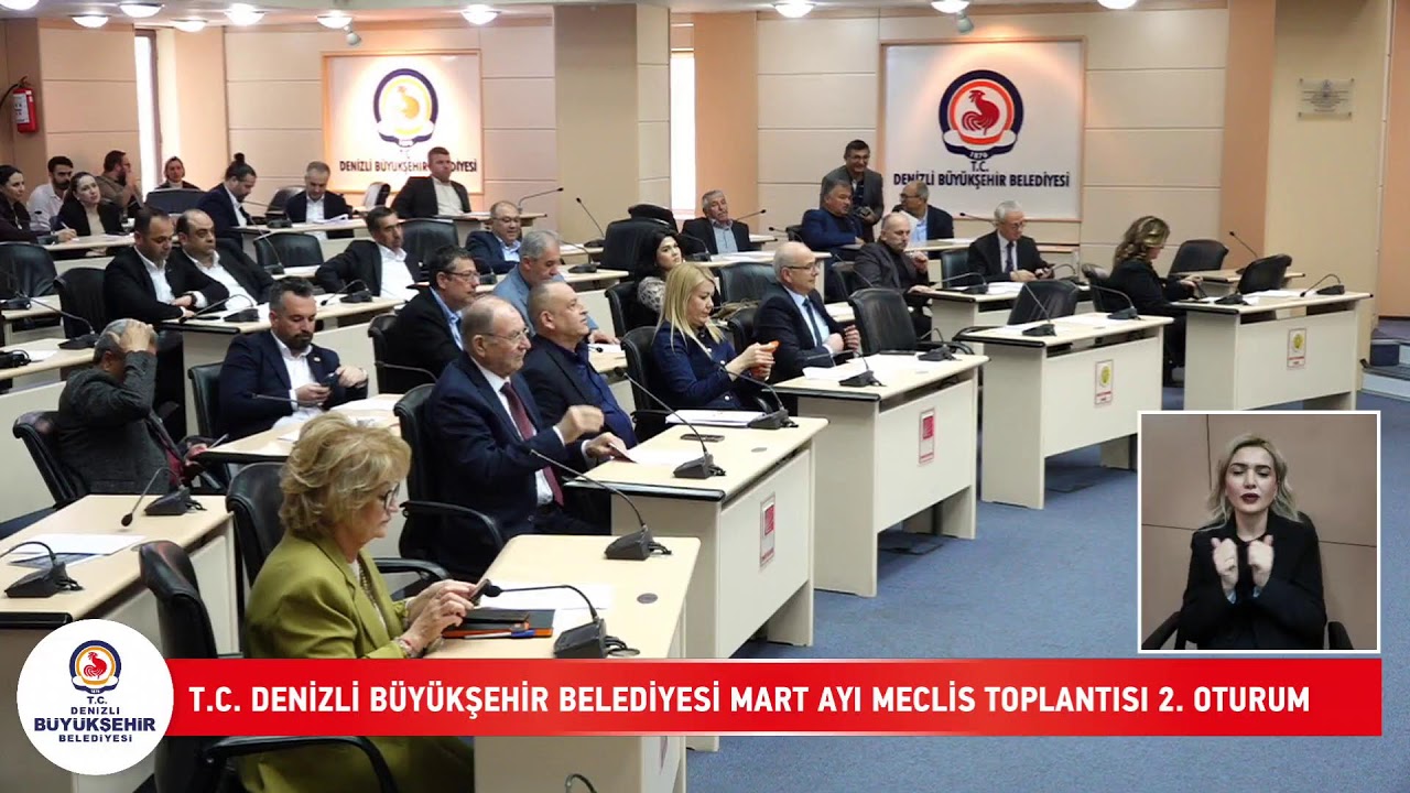 T.C. Denizli Büyükşehir Belediyesi Mart Ayı Meclis Toplantısı 2. Oturum Canlı
