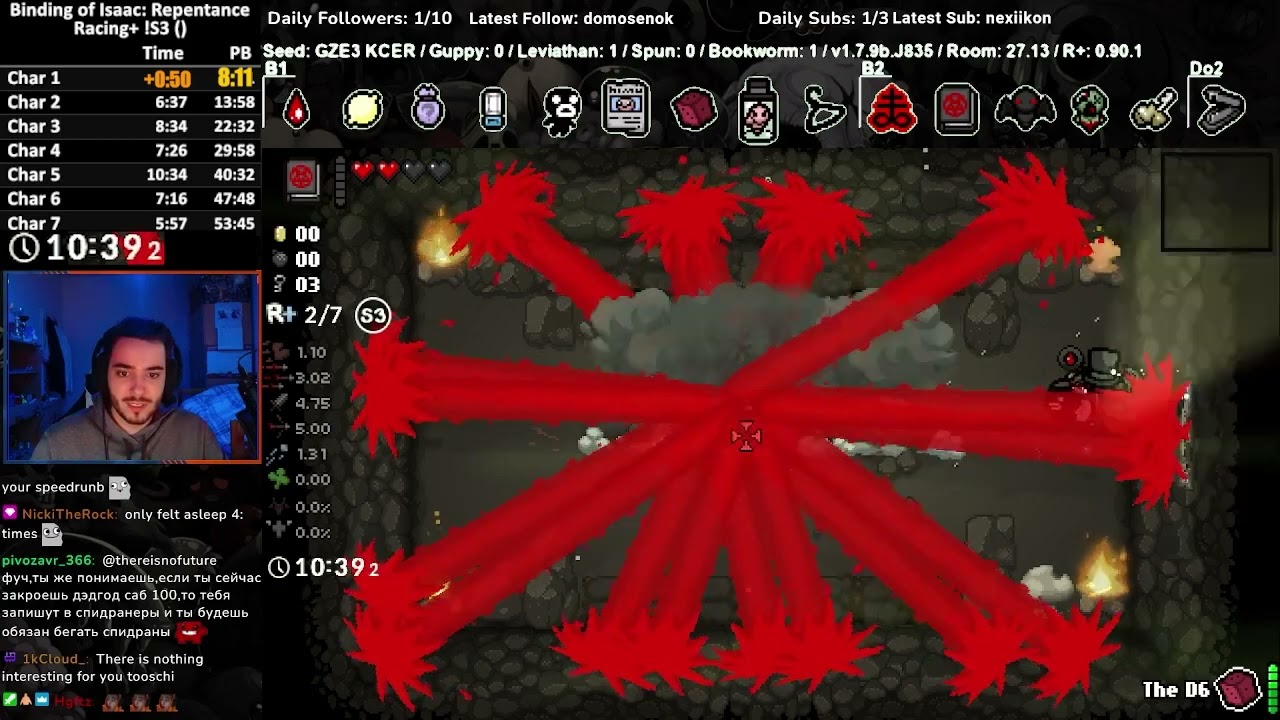 [3rd Place PB] The Binding Of Isaac: Repentance Racing+ Season 3 Speedrun in 49m49s