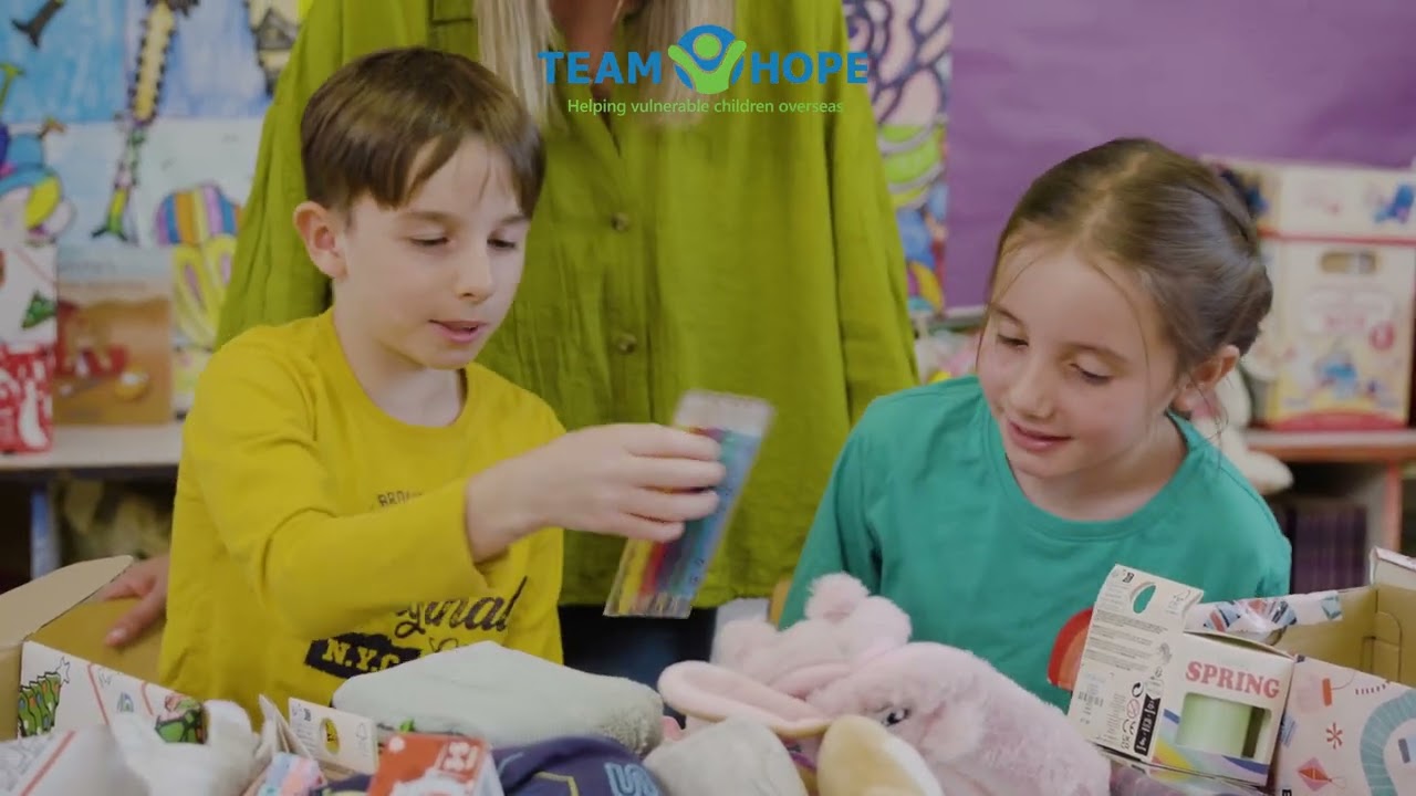 Get your school involved in the Team Hope Christmas Shoebox Appeal