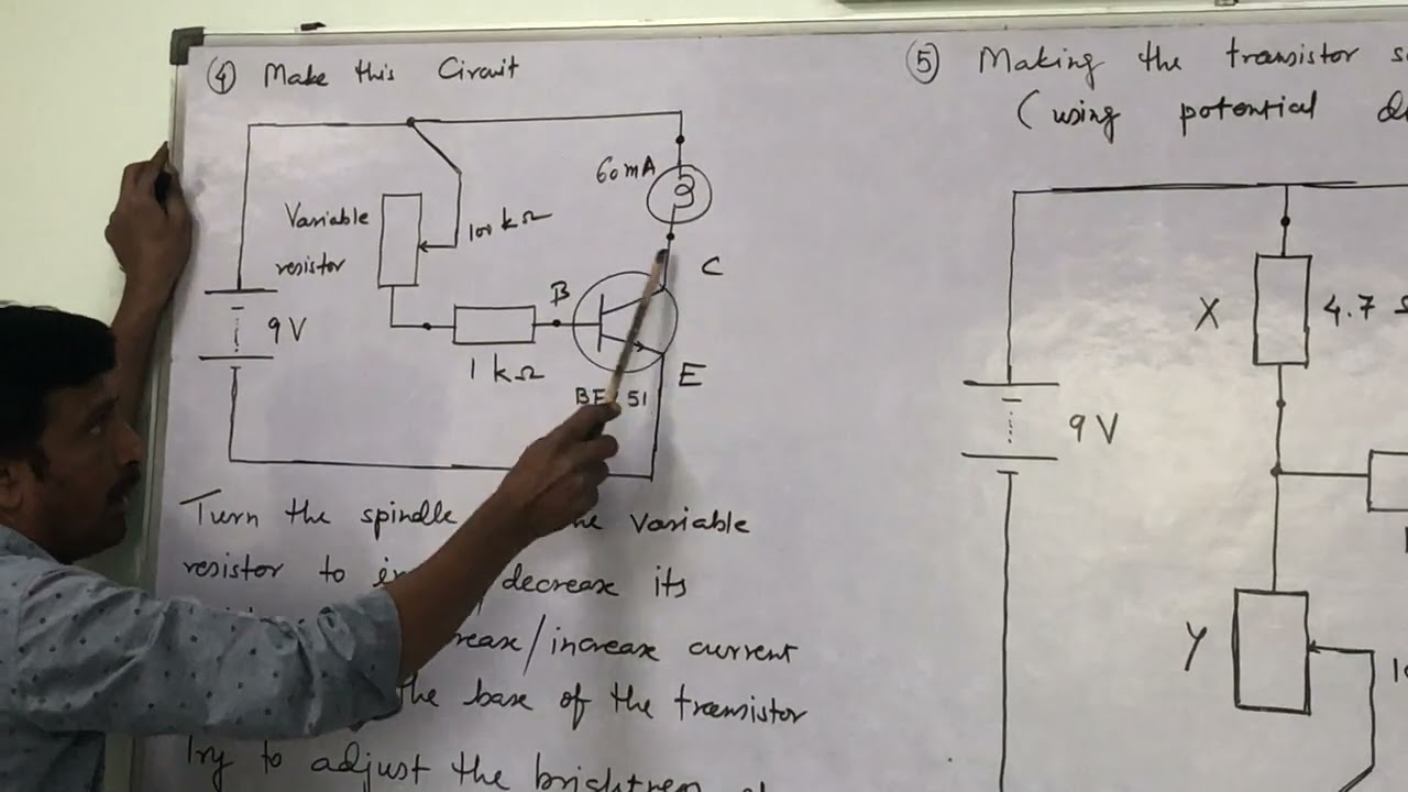 How transistor works as a switch