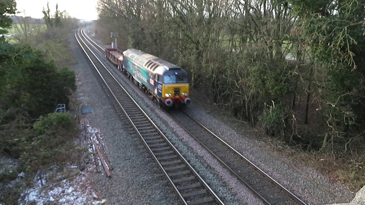DRS 57307 'Lady Penelope' - 6D95 Single Wagon, Swarkestone 11/02/21.