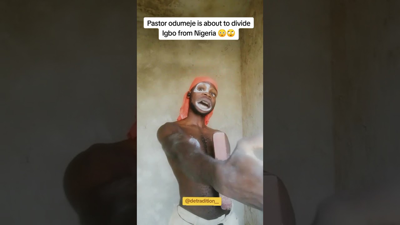 Your pastor odumeje is about to divide Nigeria oh 🤣😃😃😃😅😅#drama #funny #fyp 