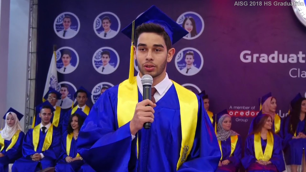 AISG 2018 HS Graduation   Students Speeches in English and in French