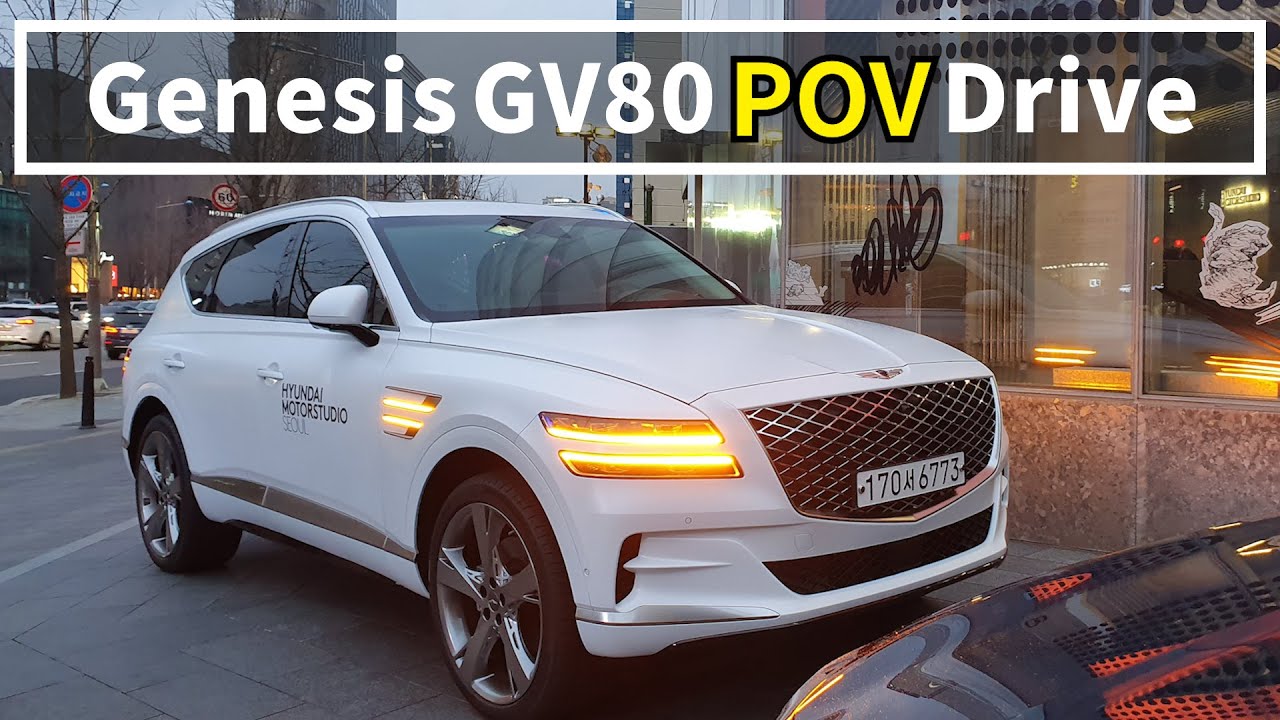 What it's really like to drive Genesis GV80: Flooring the GV80, POV