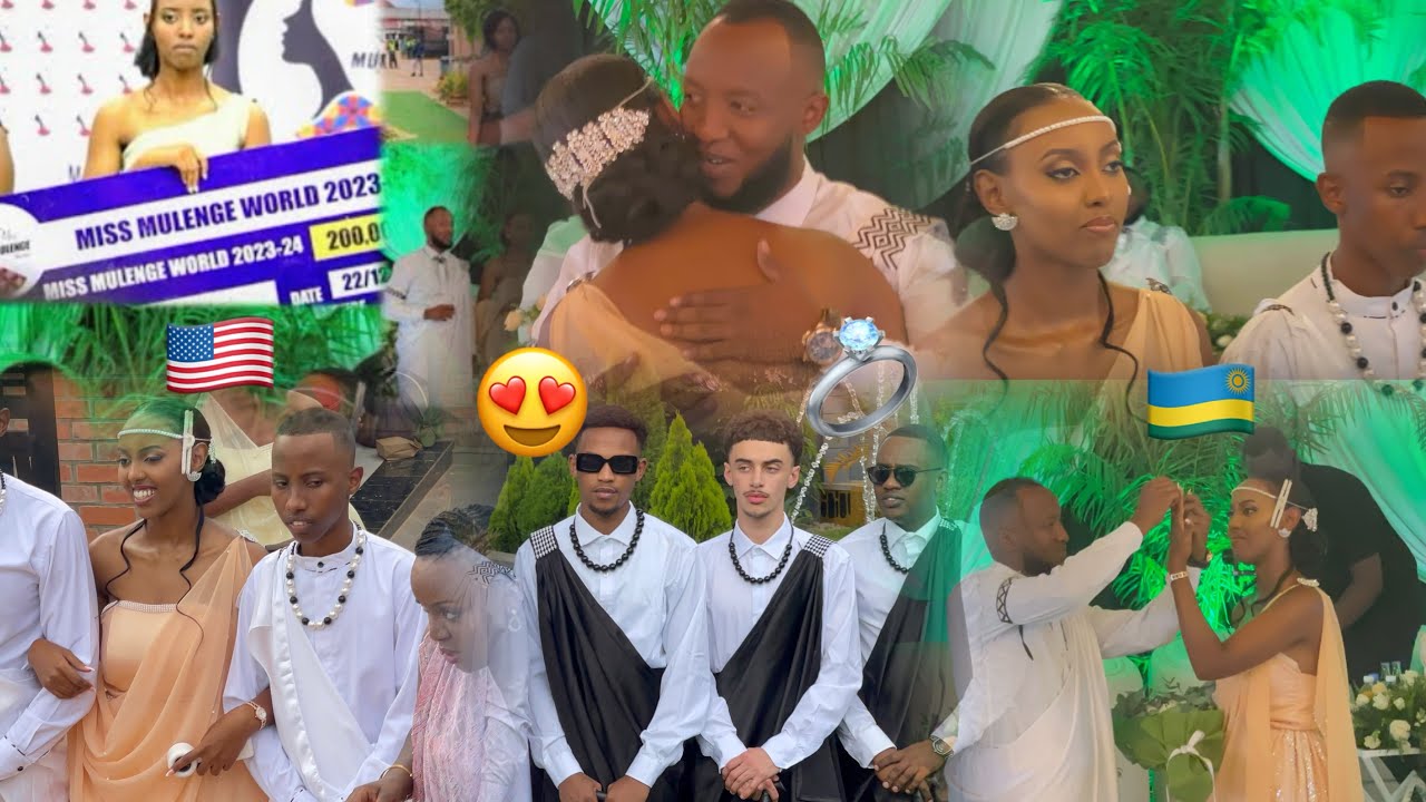 Wow😍Miss mulenge2024🇨🇩DEBORAH💍GUILLIN🥰Bakoze ubukwe butangaje👌🇺🇸🇷🇼Byari ibyishimo kuri Deborah❤️🙏🏽