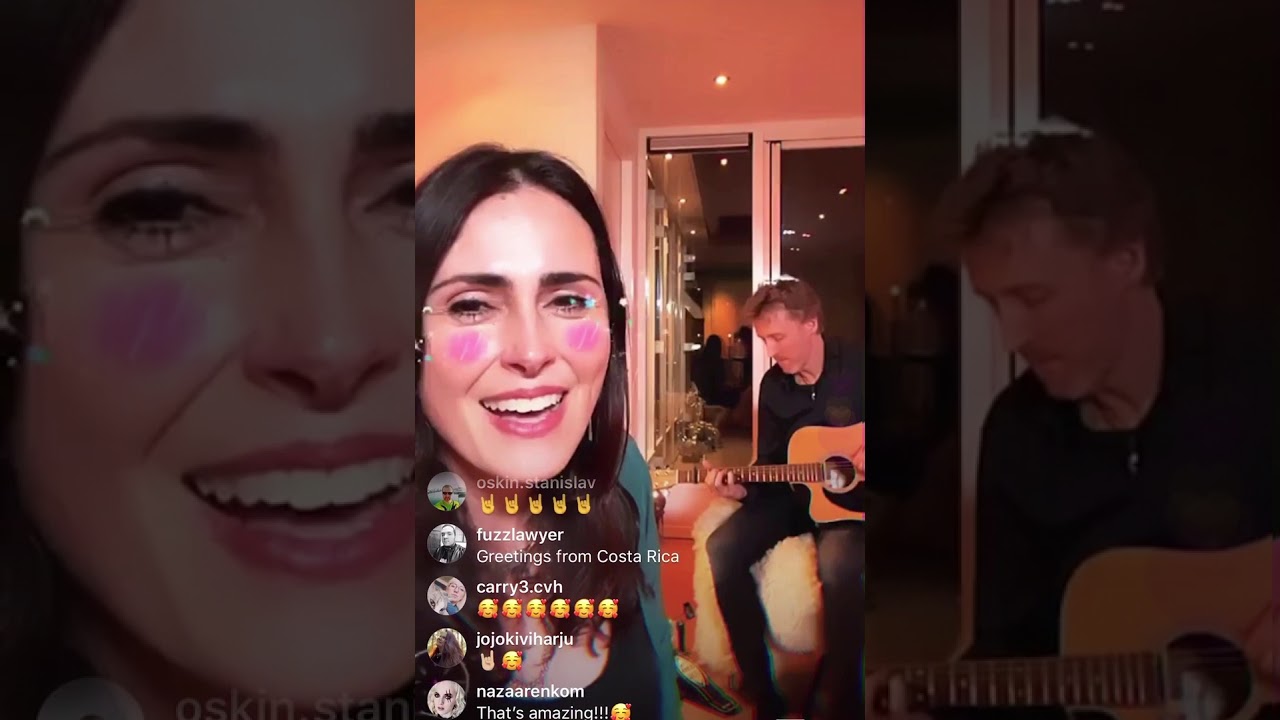 Within Temptation #TogetherAtHome Instagram liveshow in support of the World Health Organization