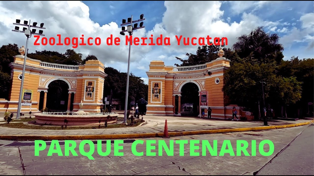 Zoológico CENTENARIO de MERIDA YUCATAN, MEXICO. 🦒🦁🙉🐻🦧🚂 | ven a conocerlo| 