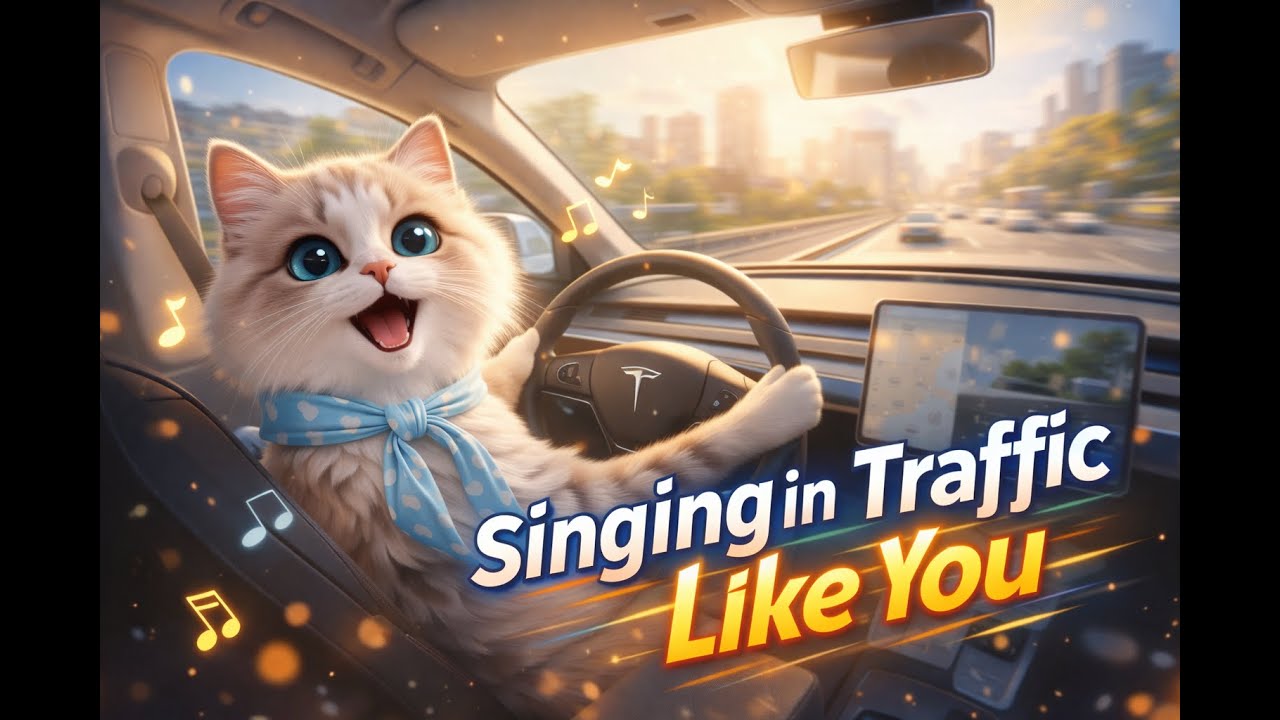 Singing in traffic like you