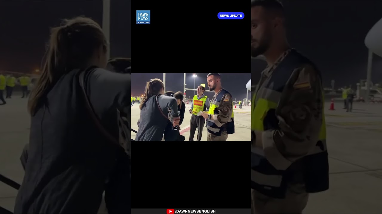 Spain Repatriates 171 Citizens Trapped In The Middle East Conflict | Dawn News English