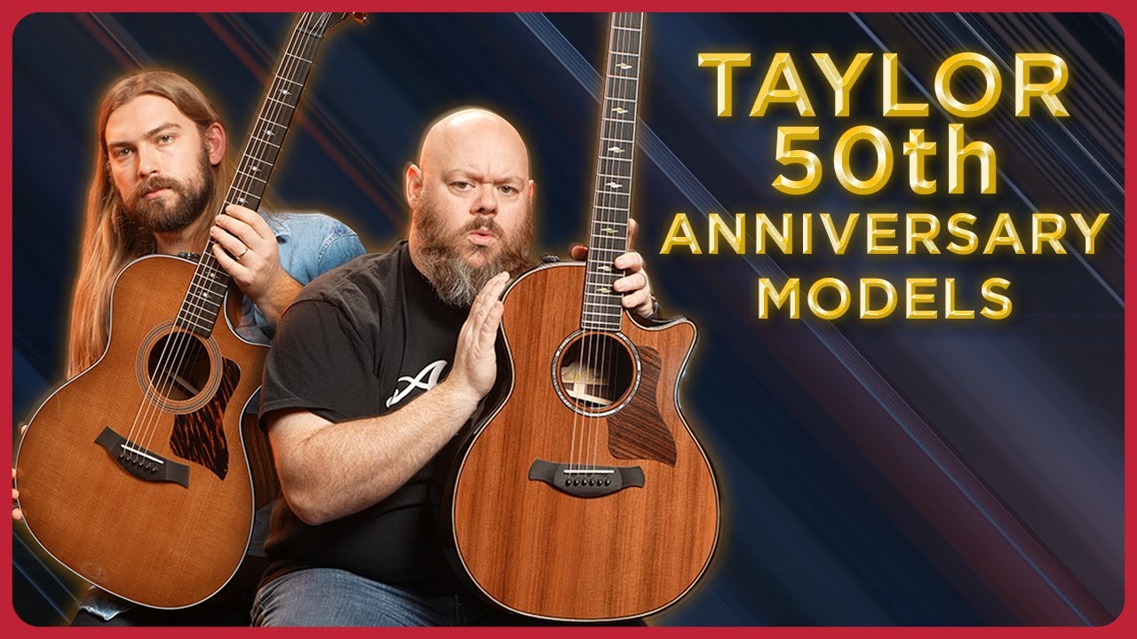 Настоящие золотые! Taylor Guitars 50th Anniversary Builder's Edition 814ce и 314ce
