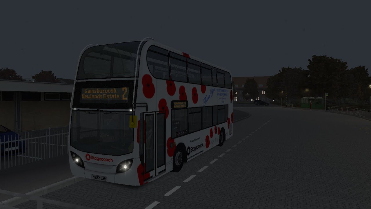 OMSI 2: - VX62 CAO Stagecoach Poppy Bus Serving the Route 2 to Gainsborough Newlands Estate