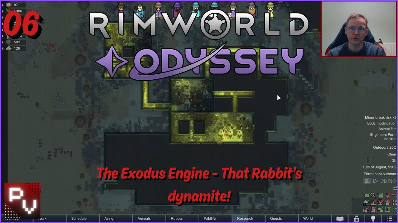 That Rabbit's dynamite! | RimWorld Exodus EP06