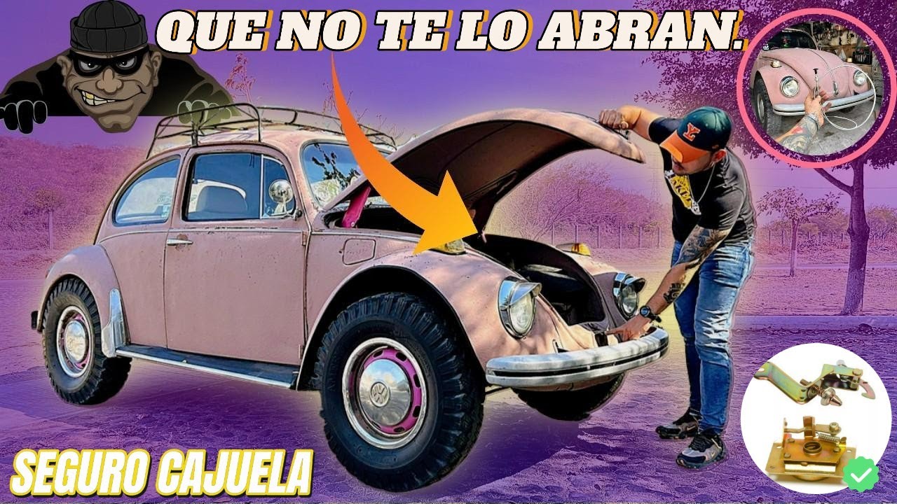 Se me ocurrió esta nueva forma de asegurar la cajuela del vocho, fácil de instalar| De Tocho Morocho
