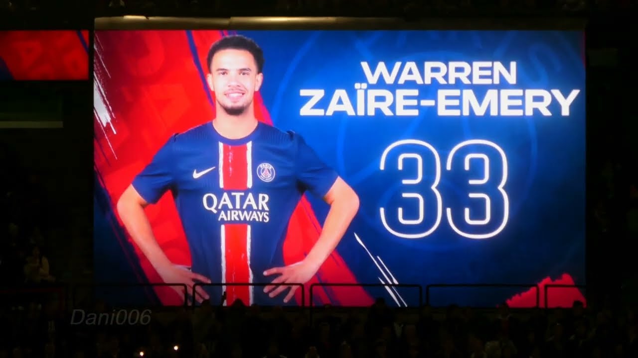 PSG / Atletico Madrid 06.11.2024 : 1-2 (C1 J4) 1/2 : Entrée PSG+Compositions des équipes