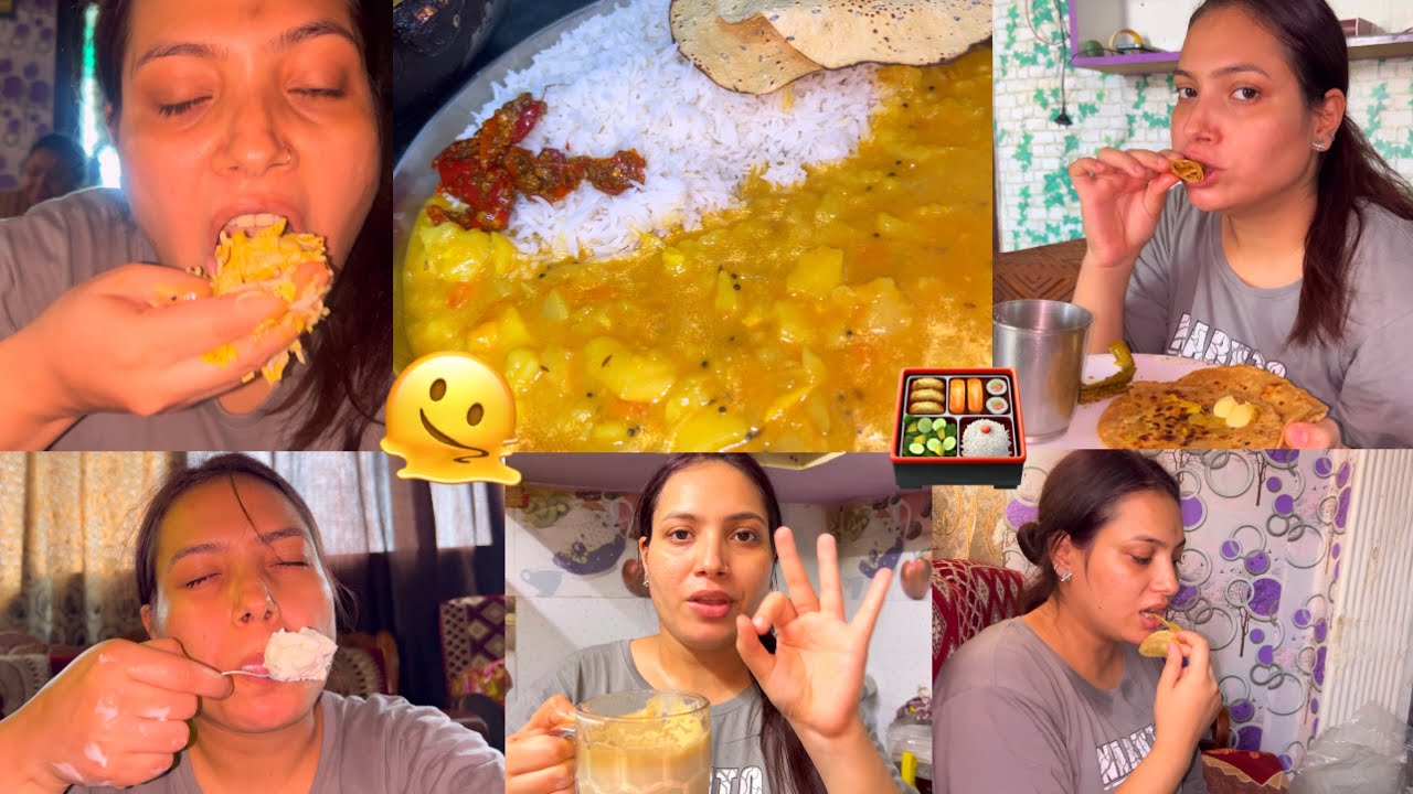 What I Eat In A Day | FULL Day Eating Routine Vlog🤤🥘🍱🍛🥟🍧...