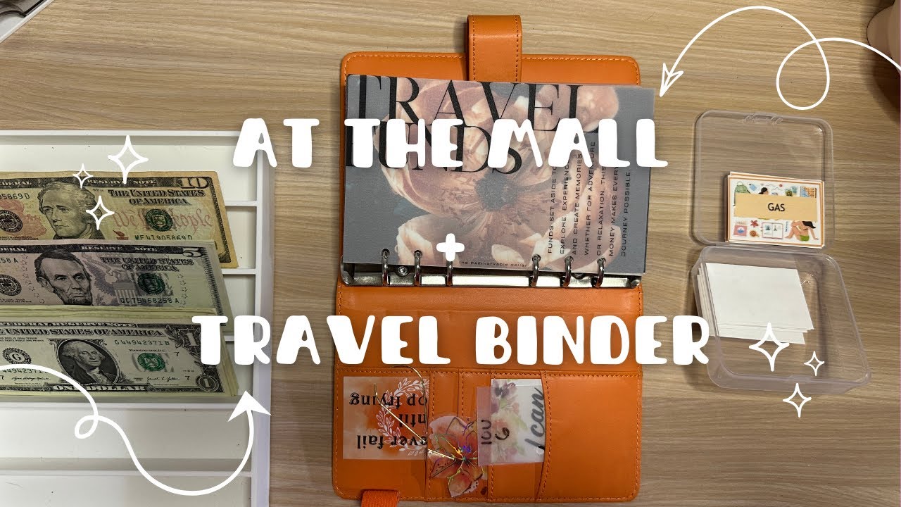 At the Mall + Travel Binder | Savings Games | Cash Stuffing