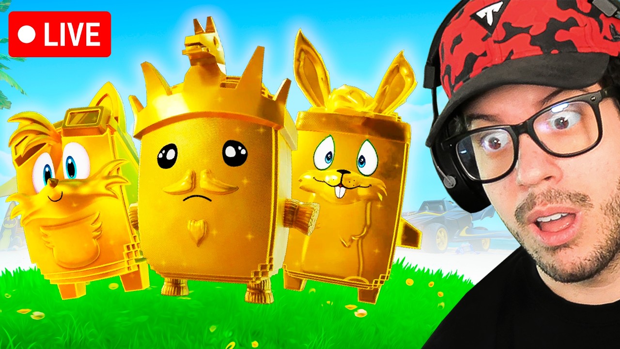 🔴 LIVE! - NEW *GOLD SPRITES* UPDATE and RELOAD TOURNAMENT in FORTNITE!