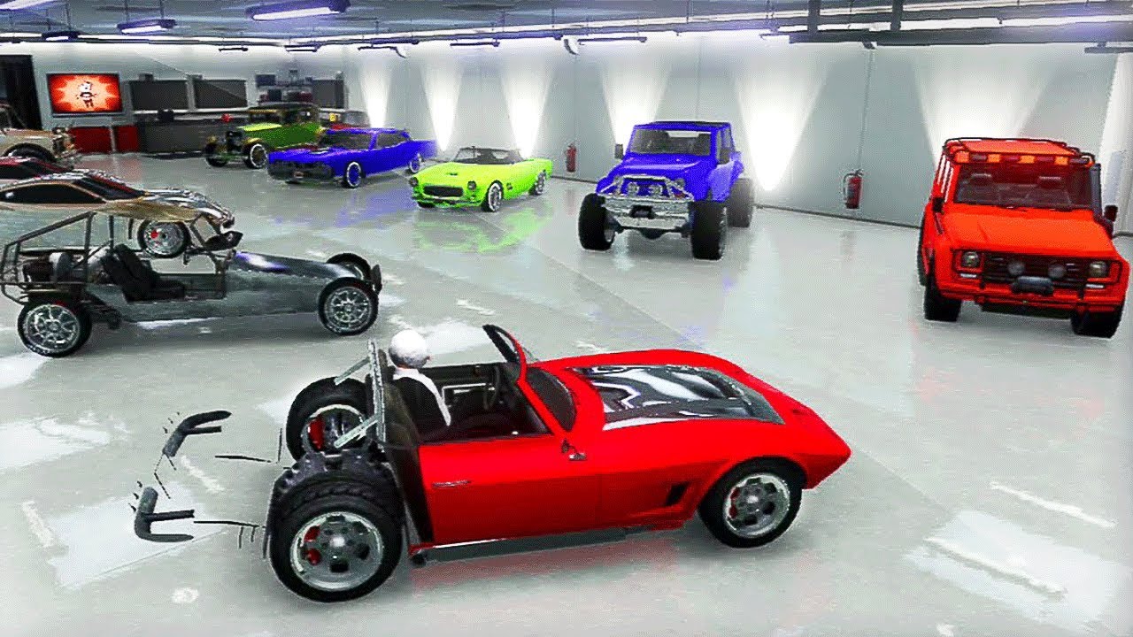 Présentation de mes Garages Moddé sur GTA 5 Online !